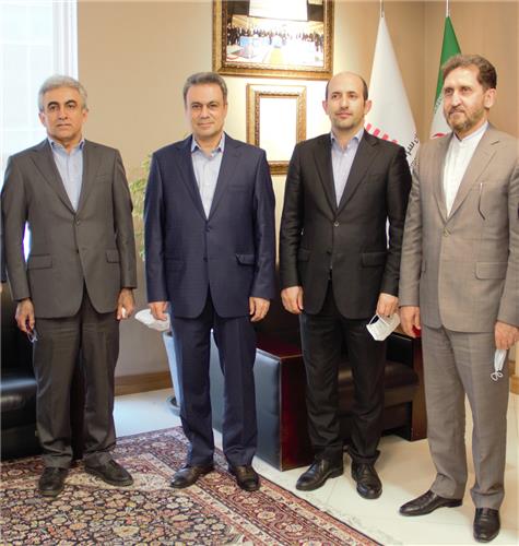 بازدید دکتر محمد بیگدلی، مدیرعامل محترم بانک ملت از شرکت تامین سرمایه بانک ملت